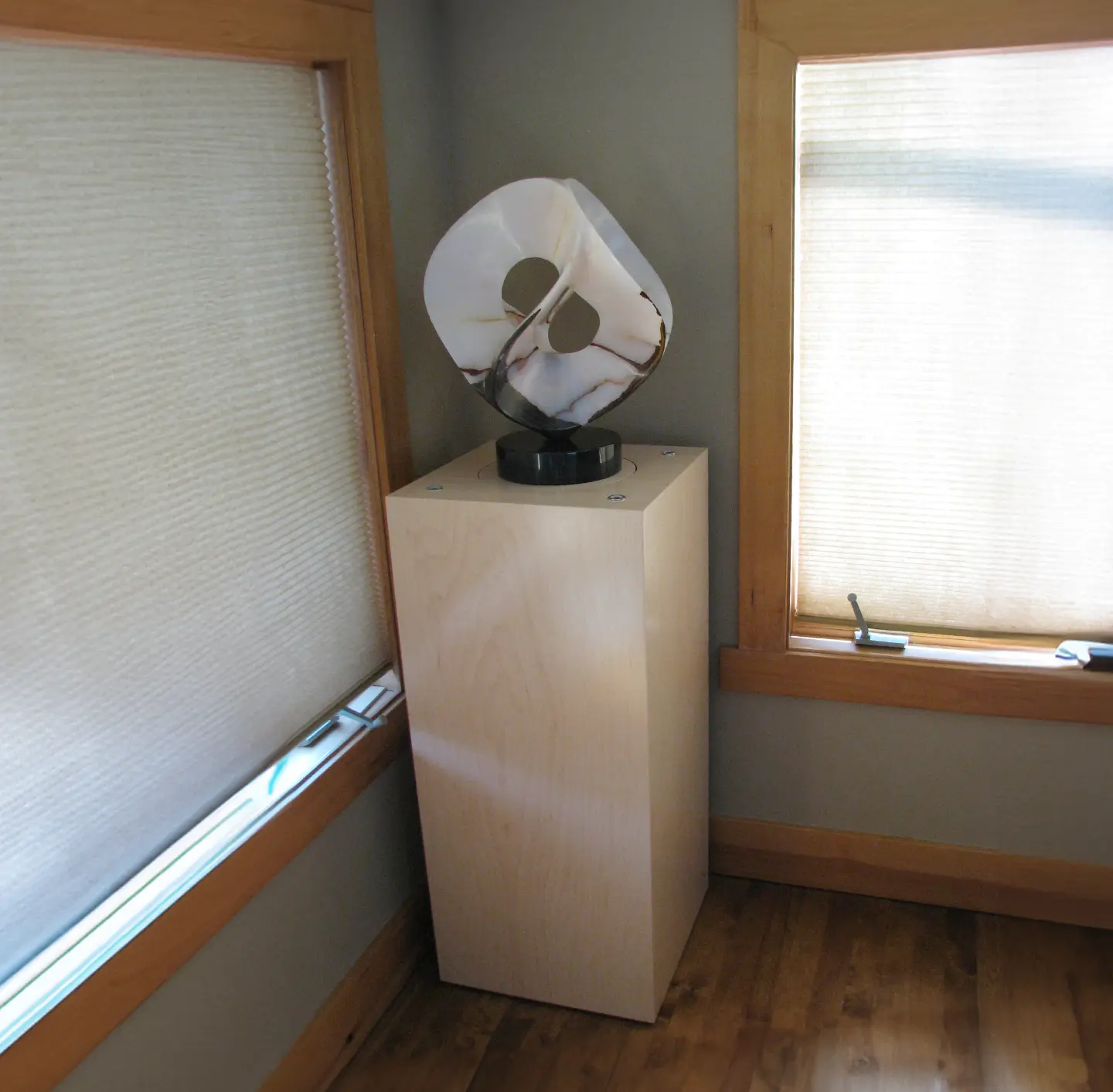 Natural Wood Rectangle Pedestals - Image 2