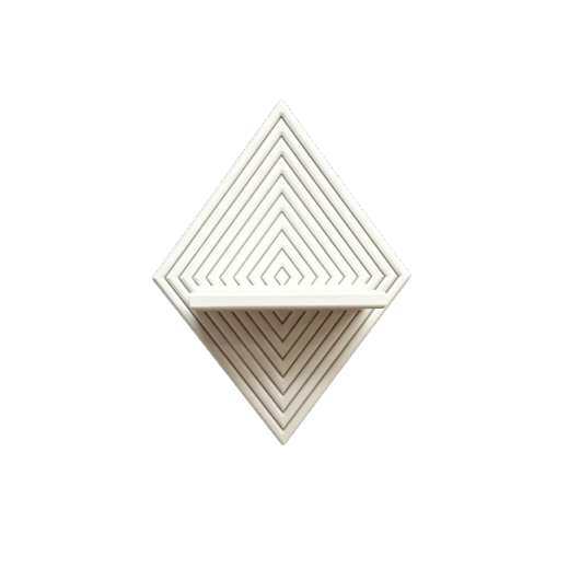 Diamond Display Shelves