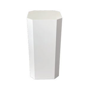 Lacquer Polygon Pedestals