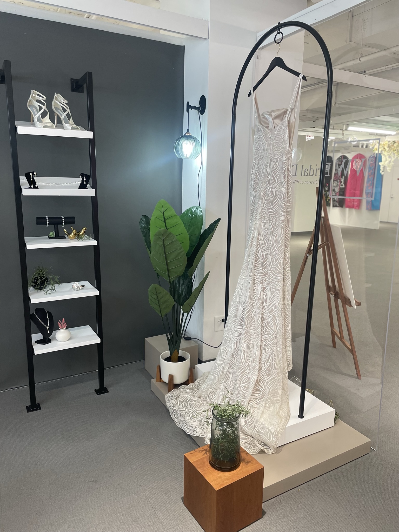 Arched Free Standing Dress Rack - Image 3
