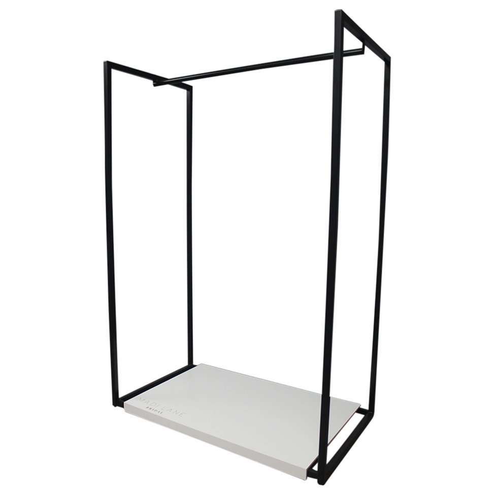 Modern Free Standing Metal Dress Racks