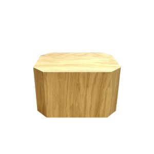 Polygon Natural Wood Mannequin Risers