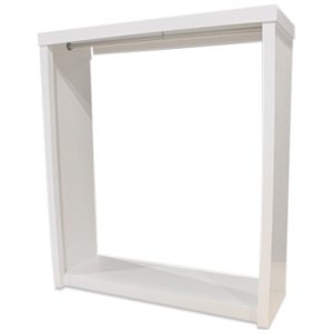 Wood Wall Anchored Dress Racks