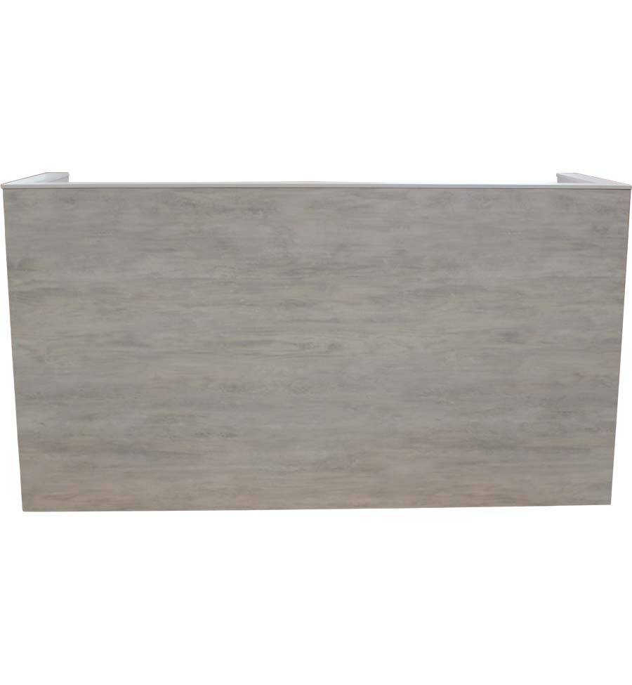 White Cement Reception Counter - Image 2