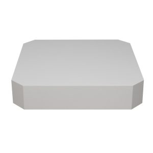 White Polygon Riser 30"