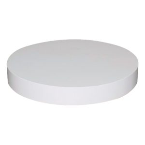 White Cylinder Riser 30"