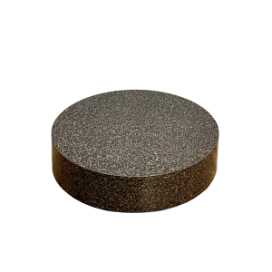 Travertine Black Laminate Cylinder Riser 23"