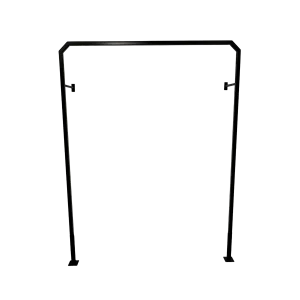 Polygon Wall Anchored Dress Rack