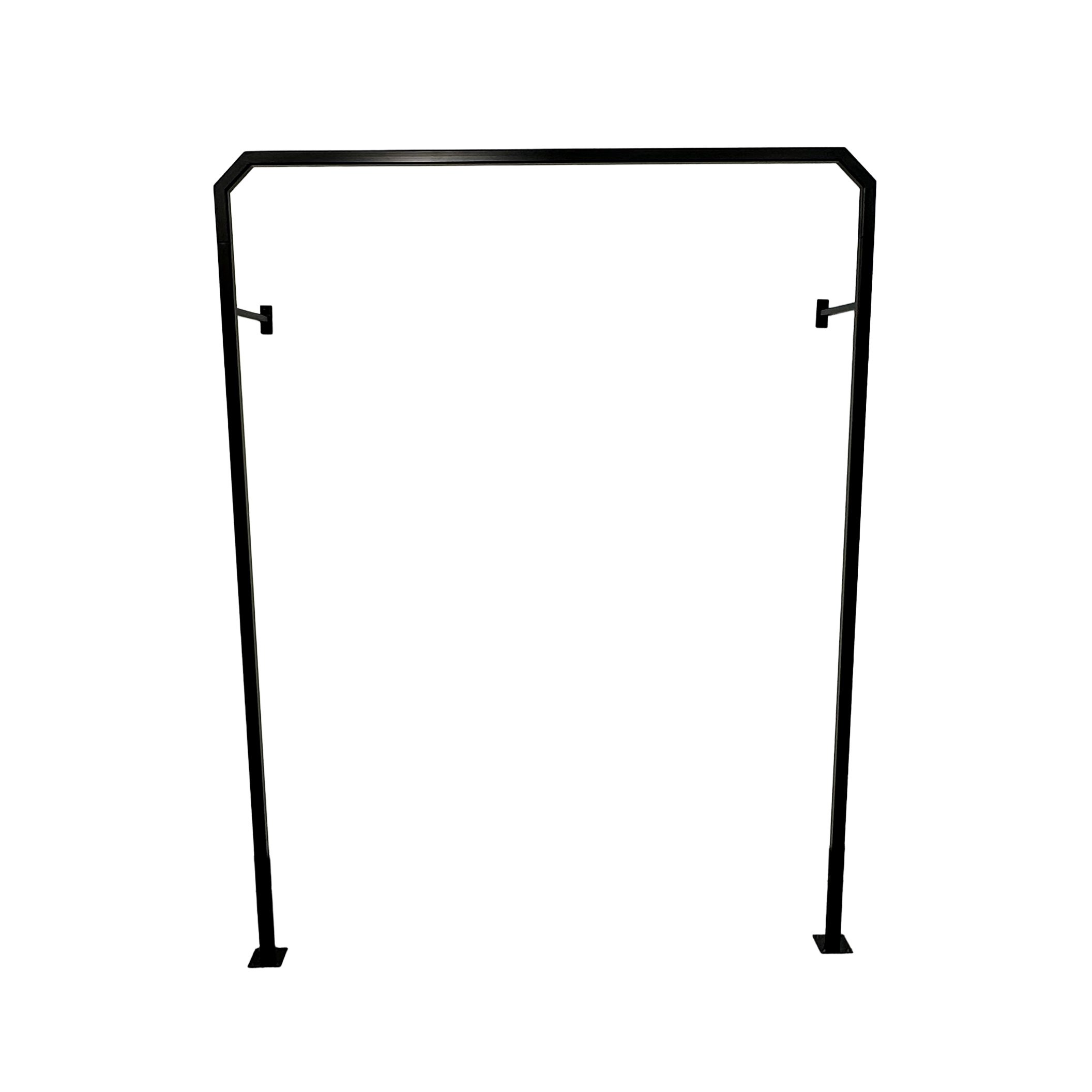 Polygon Wall Anchored Dress Rack